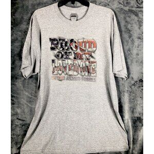 Unisex T-Shirt Proud Of My Loved Ones In The Armed Forces Size Extra large